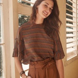 Sezane Ethel Silk blouse